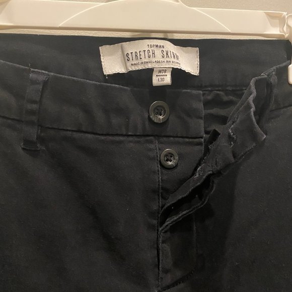 Topman Stretch Skinny 28x30 Chinos - Picture 3 of 5